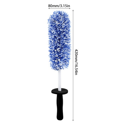 Car Alloy Wheel Cleaning Brush – Soft Microfiber Tire & Rim Cleaning Brush