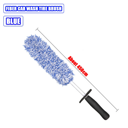 Car Alloy Wheel Cleaning Brush – Soft Microfiber Tire & Rim Cleaning Brush