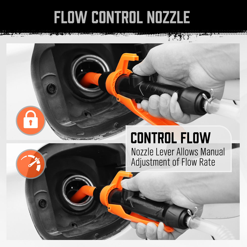 Portable Electric Siphon Pump – Battery Operated Fuel Transfer Pump