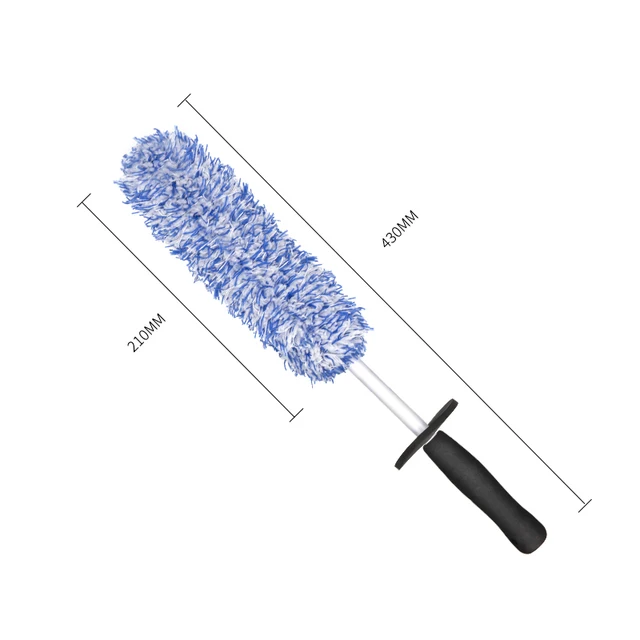 Car Alloy Wheel Cleaning Brush – Soft Microfiber Tire & Rim Cleaning Brush